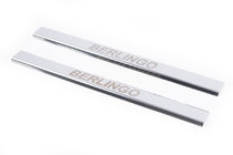 Citroen Berlingo 1996-2008 Carmos V1 Stainless Steel Door Sill Protectors (2 pcs) photo 1