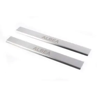 Carmos Stainless Steel Door Sill Protectors (2 pcs)