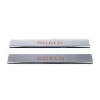 Door Sill Protectors V1 (Carmos, 2 pcs, Stainless Steel)