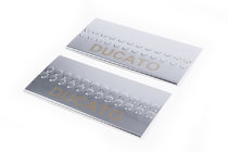Fiat Ducato 2006-2025 Interior door sill protectors Carmos V1 (2 pcs, stainless steel) photo 1