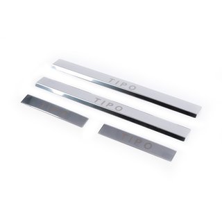 Door Sill Protectors Carmos V1 Tipo (4 pcs, stainless steel)