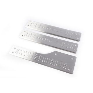 Carmos Interior Door Sill Covers Stainless Steel Fiat Doblo II 2010-2022 photo 1