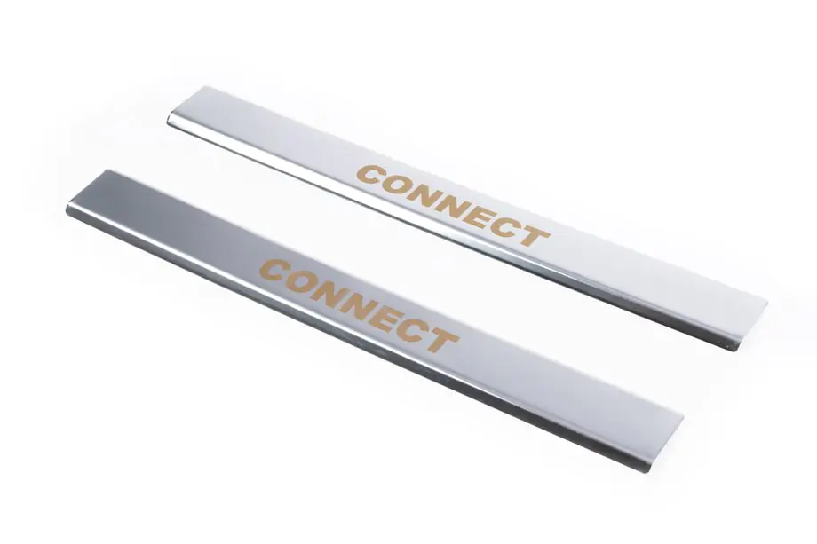 Ford Connect 2002–2006 Carmos V1 Stainless Steel Door Sill Protectors (2 pcs) Image