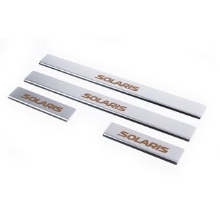 Door Sill Protectors Carmos Solaris V1 (4 pcs, Stainless Steel) photo 1