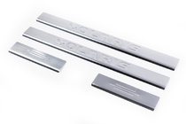 Hyundai Accent 2011-2017 Door Sill Protectors Carmos Solaris V4 (4 pcs, Stainless Steel) photo 1