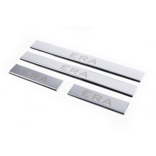 Stainless Steel Door Sill Protectors Carmos V2 (4 pcs) Hyundai Accent 2006-2010 photo 1