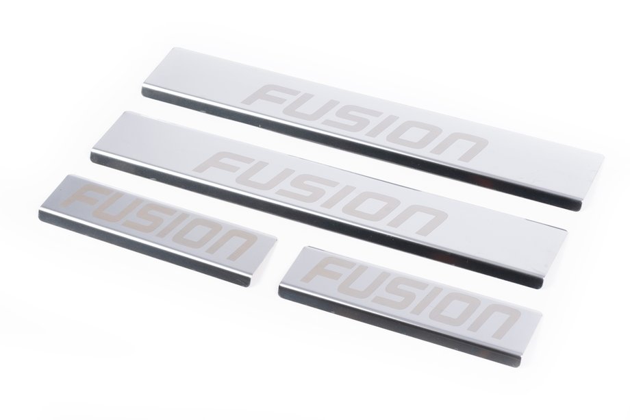 Ford Fusion 2002-2012 Carmos Door Sill Protectors (4 pcs, Stainless Steel) Image