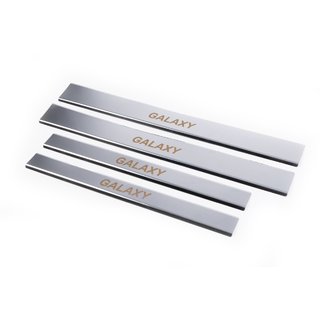 Carmos Door Sill Protectors (4 pcs, Stainless Steel) Ford Galaxy 1995-2006 photo 1