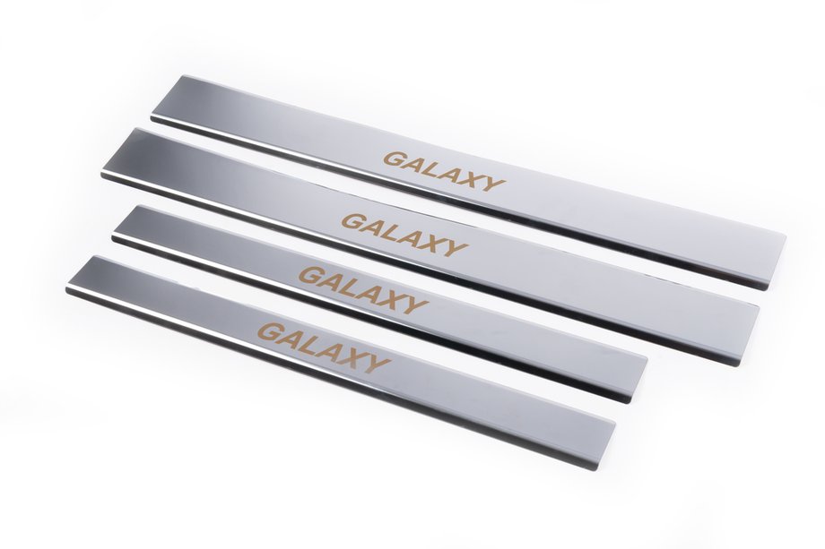 Ford Galaxy 1995-2006 Carmos Door Sill Protectors (4 pcs, Stainless Steel) Image