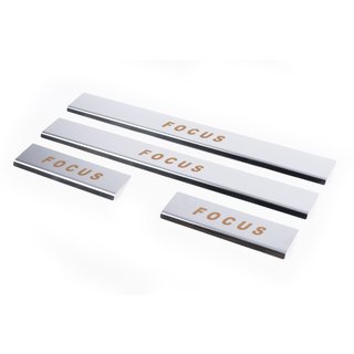 Door Sill Protectors Carmos V1 (4 pcs, Stainless Steel)