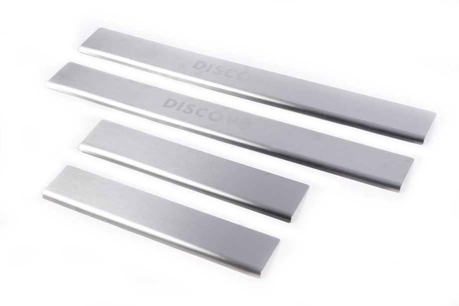 Land Rover Discovery IV 2009-2017 Carmos Stainless Steel Door Sill Protectors (4 pcs) Image