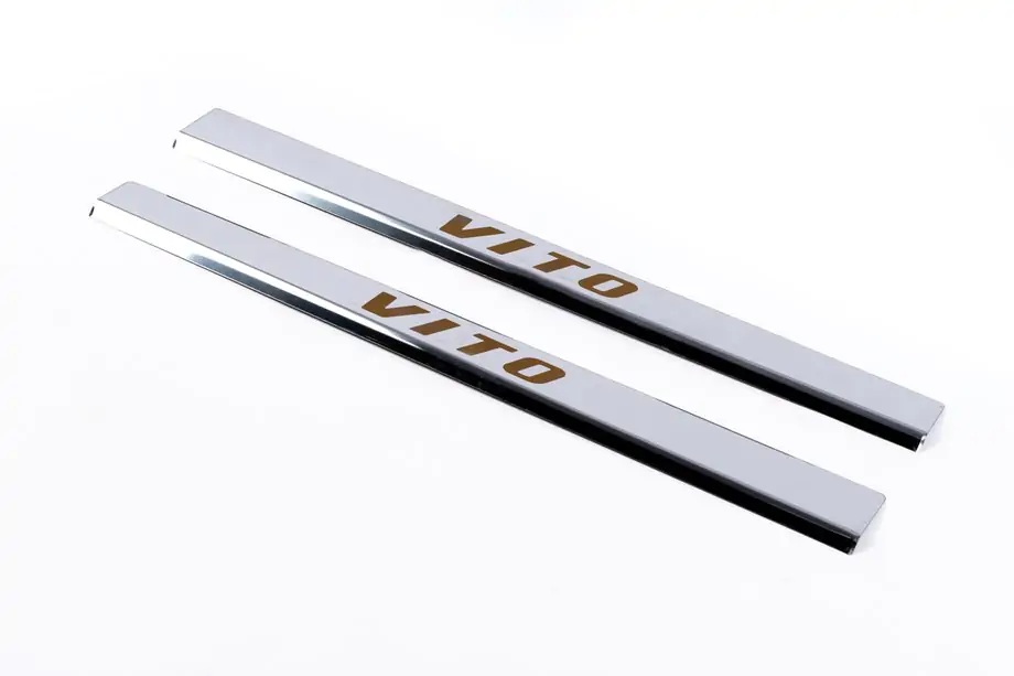 Mercedes Vito W638 1996-2003 Door Sill Covers Vip-Style (2 pcs, Stainless Steel) Image