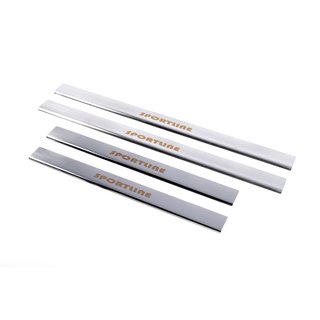 Door Sill Protectors SportLine (4 pcs, Stainless Steel) photo 1