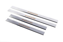 Mercedes E-class W124 1984–1997 Door Sill Protectors SportLine (4 pcs, Stainless Steel) photo 1