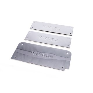Interior door sill protectors stainless steel photo 1