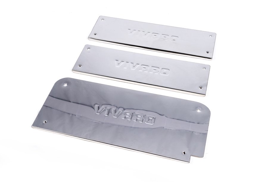 Opel Vivaro 2001–2015 Interior door sill protectors stainless steel Image