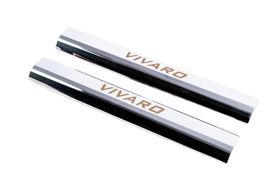 Opel Vivaro 2001–2015 Door Sill Covers VIP-Style (2 pcs, Stainless Steel) Image
