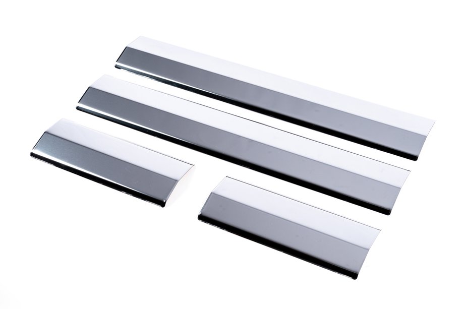 Opel Astra H 2004-2013 Carmos Stainless Steel Door Sill Protectors (4 pcs) Photo 1