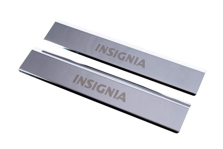 Opel Insignia 2008-2017 Interior door sill protectors Carmos (2 pcs, stainless steel) Image