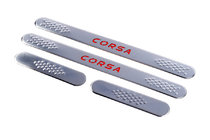 Opel Corsa C 2000-2006 Door Sill Protectors Carmos V1 (4 pcs, Stainless Steel) photo 1