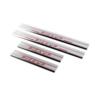 Door Sill Protectors Carmos V1 (4 pcs, Stainless Steel)