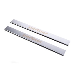 Door Sill Protectors V1 (Carmos, 2 pcs, Stainless Steel)