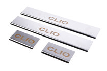 Renault Clio III 2005-2012 Carmos Door Sill Protectors (4 pcs, Stainless Steel) photo 1