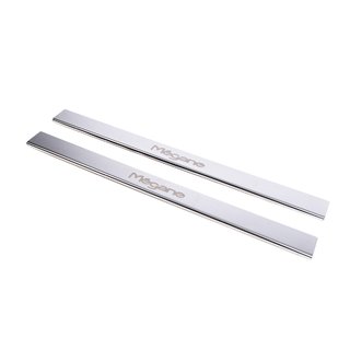 Carmos Door Sill Protectors (2-door, Stainless Steel) Renault Megane III 2009-2016 photo 1