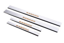 Renault Kangoo 2008–2020 Door Sill Protectors Carmos V1 (4pcs, Stainless Steel) photo 2