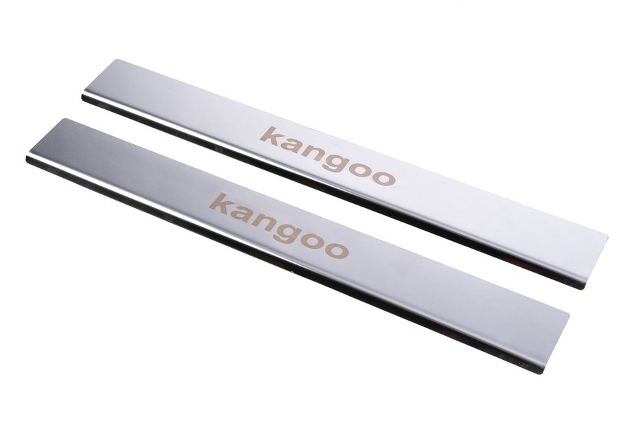 Renault Kangoo 1998-2008 Carmos V1 Stainless Steel Door Sill Protectors Photo 1