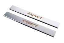 Peugeot Expert 2007-2016 Stainless Steel Door Sill Protectors (Carmos, 2 pcs) photo 1