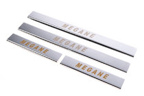 Renault Megane II 2004-2009 Door Sill Covers (Carmos, 4 pcs, Stainless Steel) photo 6
