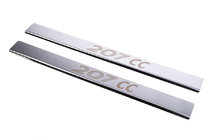 Peugeot 207 2006–2014 Carmos Door Sill Protectors (2 pcs, Stainless Steel) photo 1