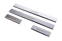 Peugeot 406 1995-2004 Carmos Door Sill Protectors (4 pcs, Stainless Steel) photo 1