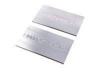 Renault Master 2011-2023 Door Sill Protectors V1 (2 pcs, Stainless Steel) photo 1