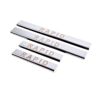Door Sill Protectors Carmos V1 (4 pcs, Stainless Steel) photo 1
