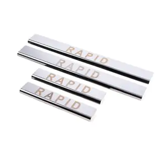 Door Sill Protectors Carmos V1 (4 pcs, Stainless Steel)