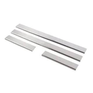 Door Sill Protectors Carmos Stainless Steel 4 pcs