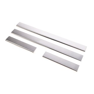 Carmos Door Sill Protectors (4 pcs, Stainless Steel) Toyota Corolla 2007-2013 photo 1