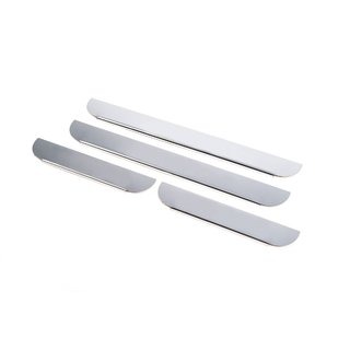 Carmos Door Sill Protectors (4 pcs, Stainless Steel) Toyota Rav 4 2006-2013 photo 1
