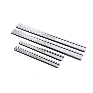 Carmos Door Sill Protectors (4 pcs, Stainless Steel)