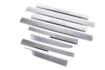 Skoda Octavia II A5 2006-2010 Carmos Door Sill Covers (8 pcs, Stainless Steel) photo 1