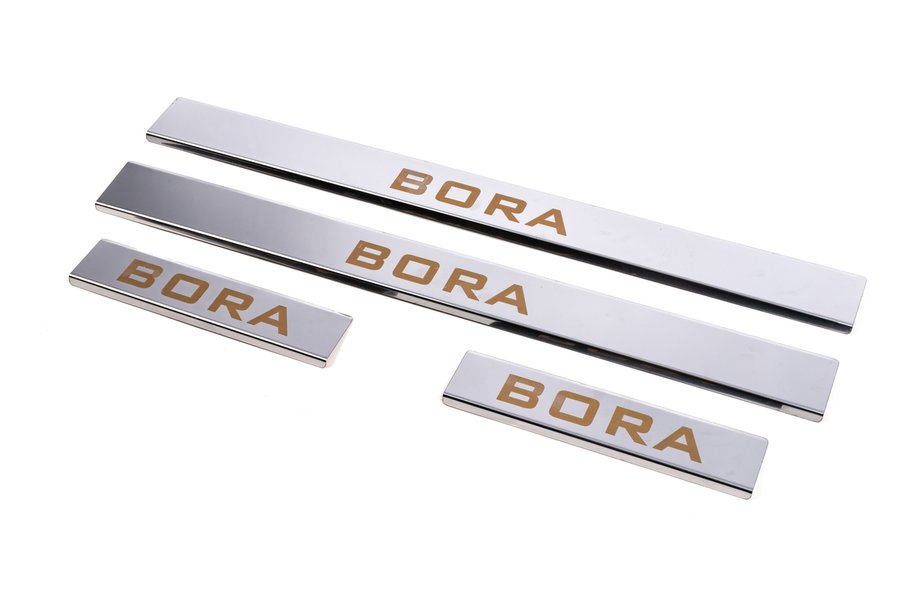 Volkswagen Bora 1998-2004 Carmos Door Sill Protectors (4 pcs, Stainless Steel) Photo 1