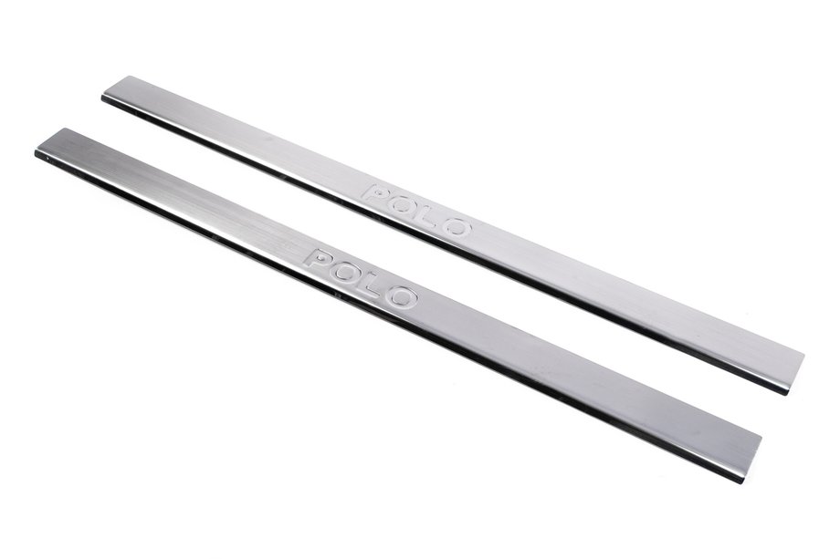 Volkswagen Polo 2010-2017 Carmos Door Sill Protectors (2-door, Stainless Steel) Image