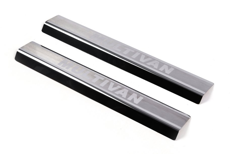 Volkswagen T5 Multivan 2003–2010 VIP Door Sill Protectors (2 pcs, Stainless Steel) Image