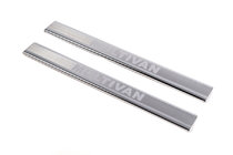 Volkswagen T4 Caravelle/Multivan 1990–2003 Door Sill Covers LASER (2 pcs, Stainless Steel) Multivan photo 1