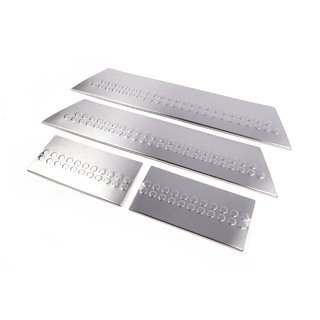 Interior door sill plates stainless steel (Carmos)