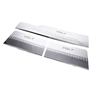 Carmos V1 Stainless Steel Inner Door Sill Protectors (3 pcs) Volkswagen LT 1995-2006 photo 1