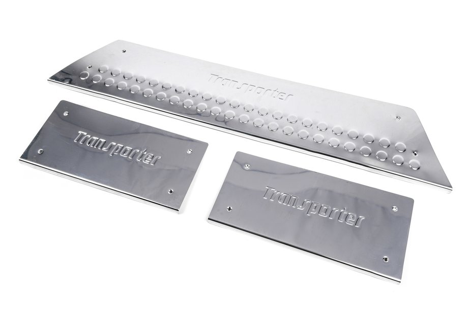 Volkswagen T5 2010-2015 Carmos Stainless Steel Inner Door Sill Protectors 4 Doors, Multivan Image