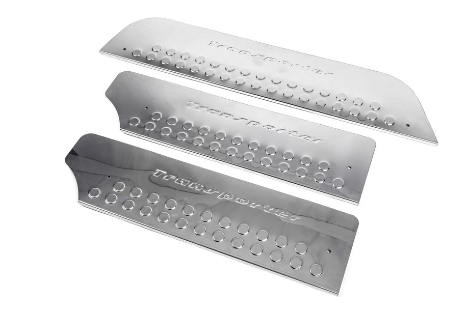 Volkswagen T4 Transporter 1990-2003 Interior door sill plates type-3 (stainless steel) Set of 4 Image